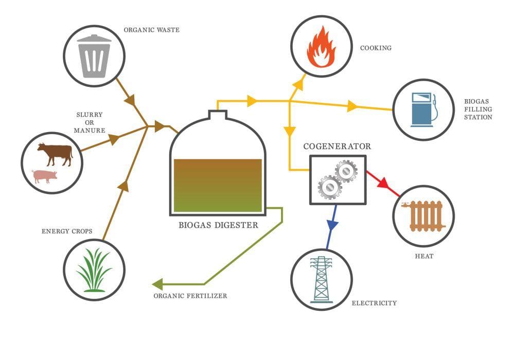 Diagram Biogas